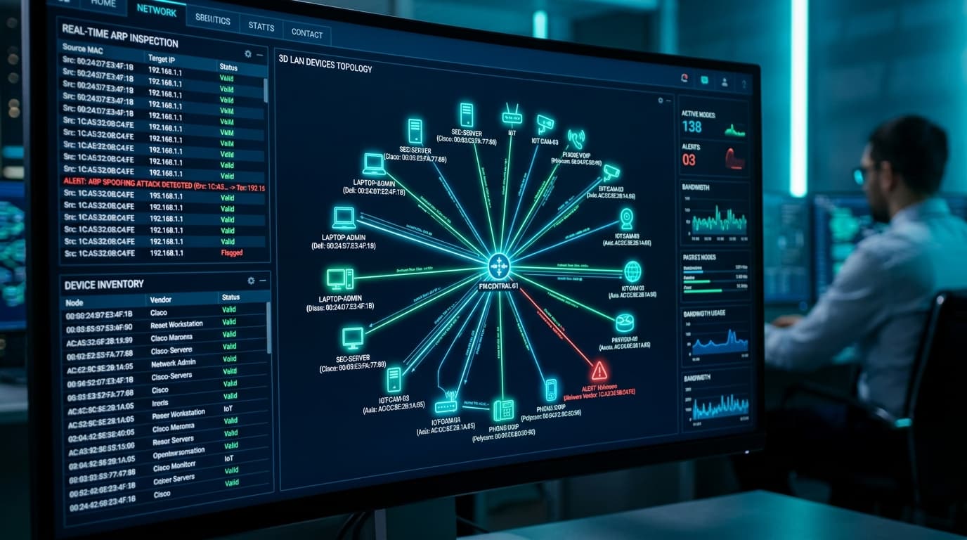 Como Montar um SIEM Doméstico no Linux com Detecção de Intrusos ARP e Fabricante OUI